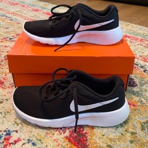 Youth black & white Nikes